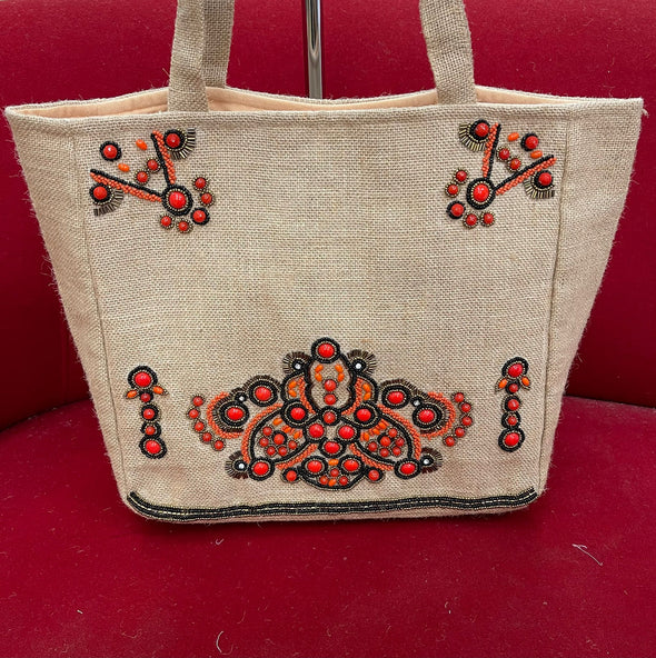 Coral Stones Jute Bag NEW BAGS FOR HOLIDAYS