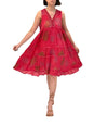 2495 Coral Sleeveless Mini Dress