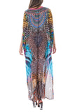 314 long kaftan with crystal