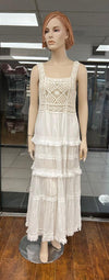 #7 white cotton Dress - New Arrival