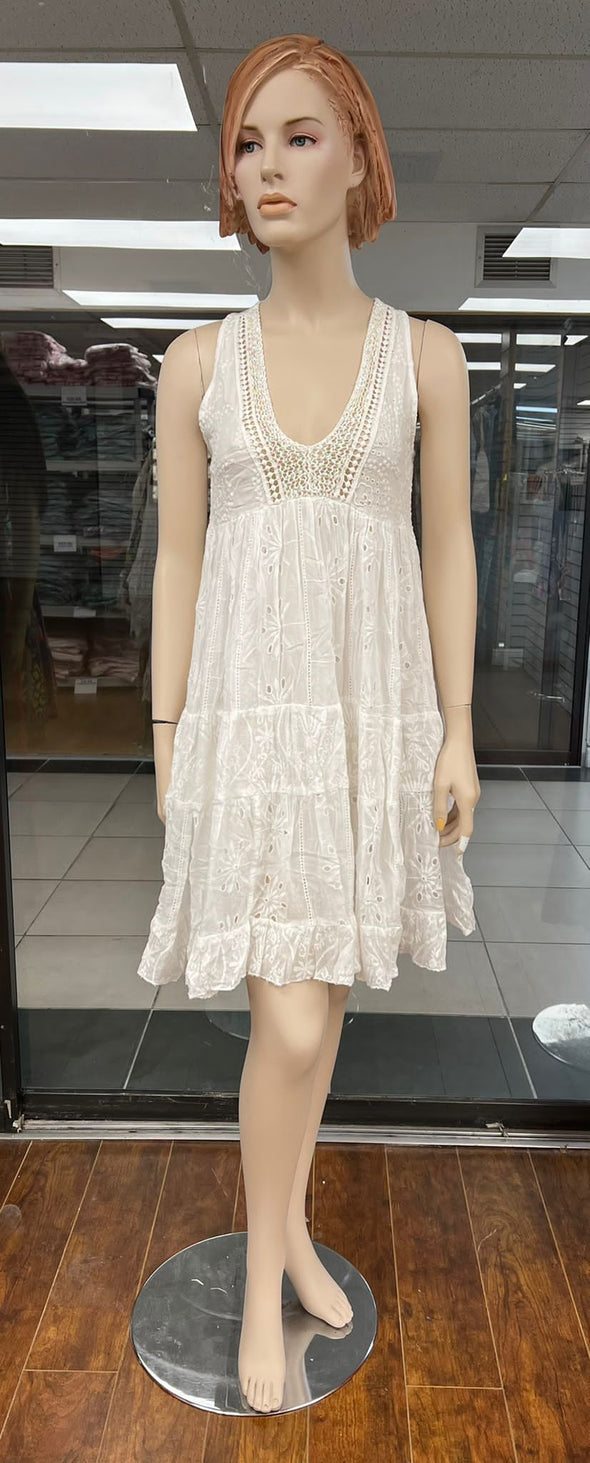 white cotton mini dress 2023 #20617