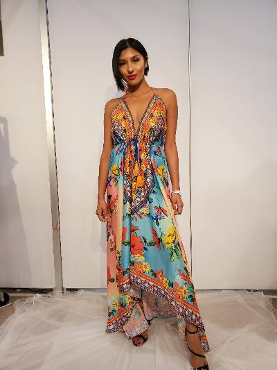 hawaiian halter dress Blue Hawaii dress, style Ranee's a contemporary womenswear brand recognized for garments that are equally easy and luxe Hawaiian Halter Neck Dress Short