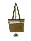SB-2012 Natural Embellished Tote with Tassel BACK IN STOCK
