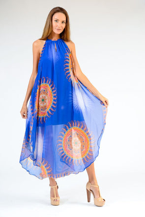 Sun Low Back Maxi Dress