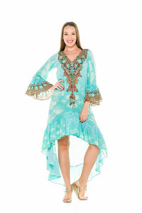 Green emerald dress